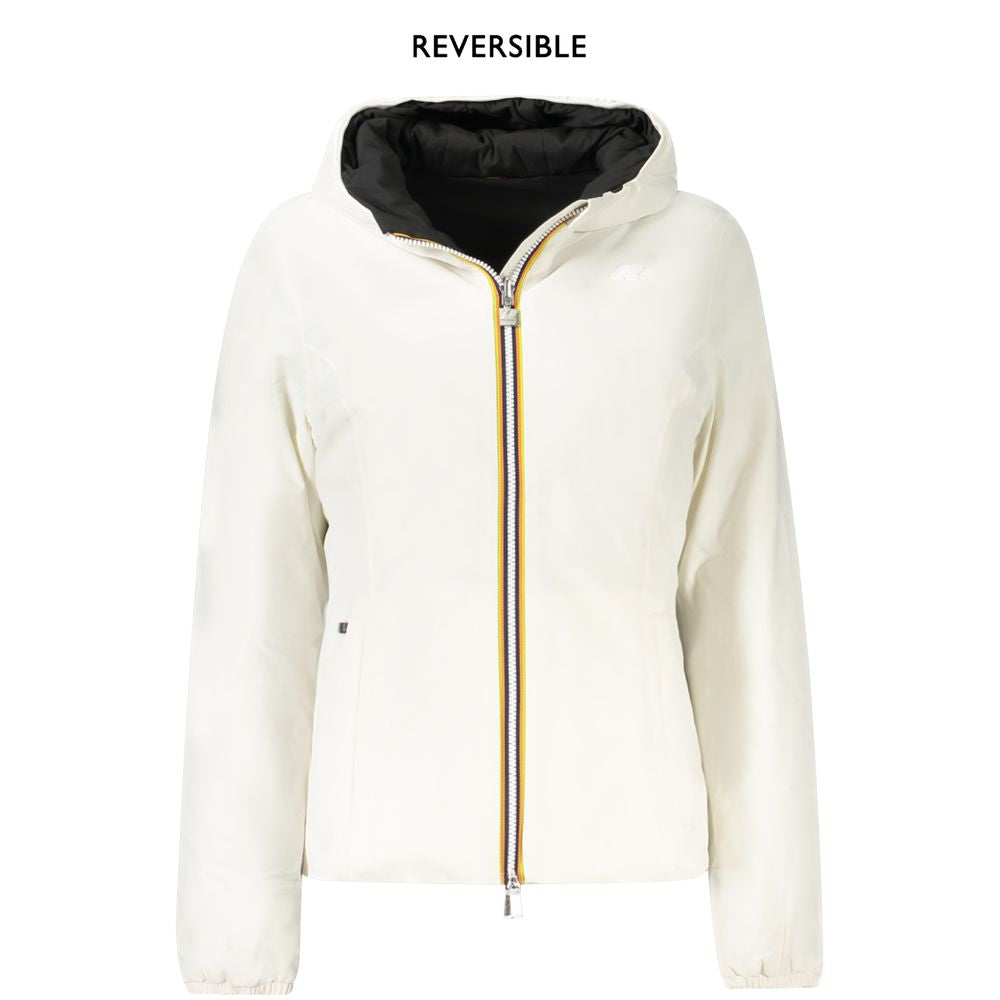 Veste K-way réversible blanche noire
