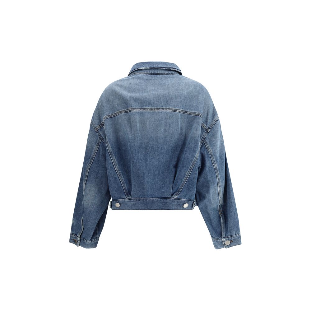 Veste Pinko classique en denim bleue