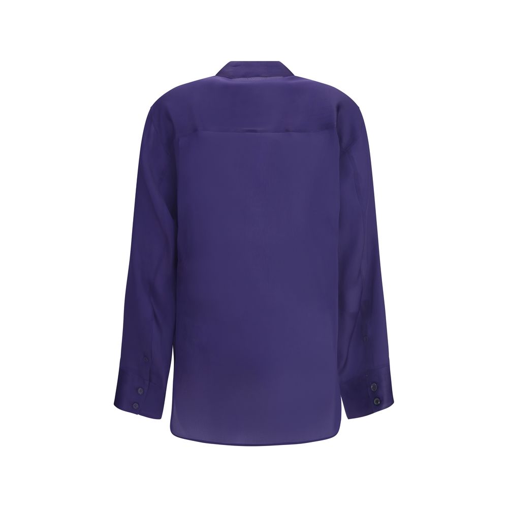 Chemise Khaite Herschel semi-transparente