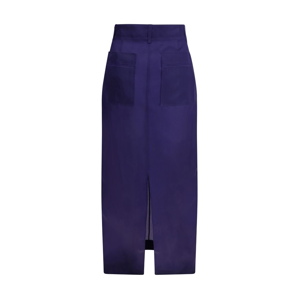 Jupe Khaite Lucian transparente