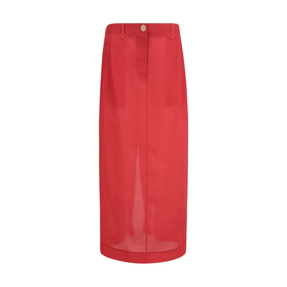 Jupe Khaite Lucian transparente