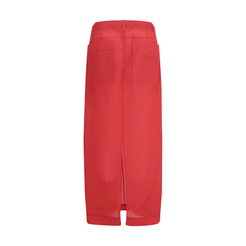 Jupe Khaite Lucian transparente