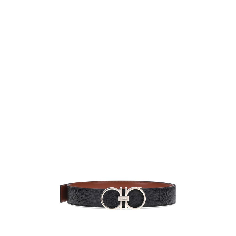 Ceinture Ferragamo Gancini noire