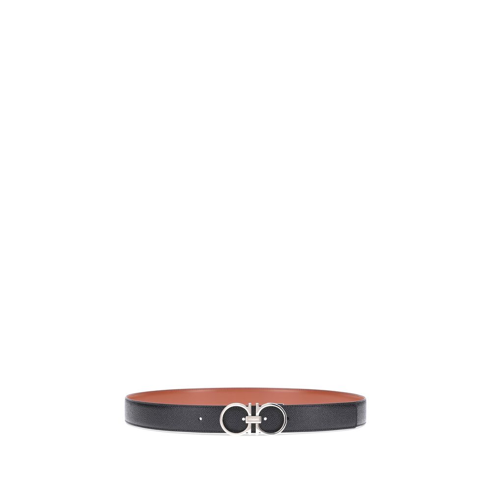 Ceinture Ferragamo Gancini noire