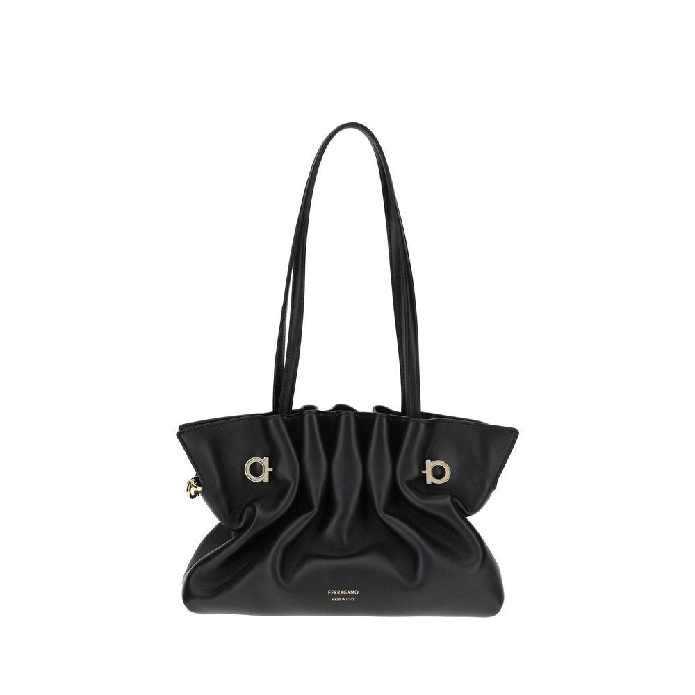 Sac à épaule Ferragamo Soft beige
