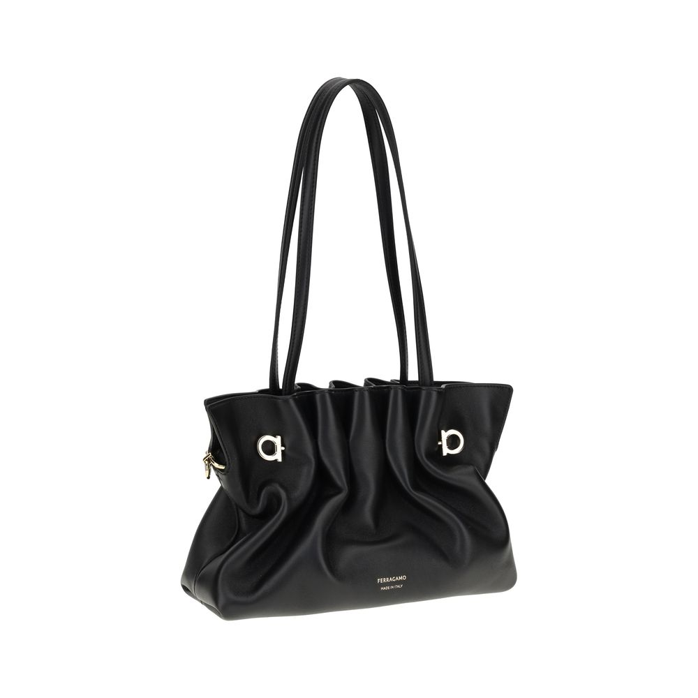 Sac à épaule Ferragamo Soft beige