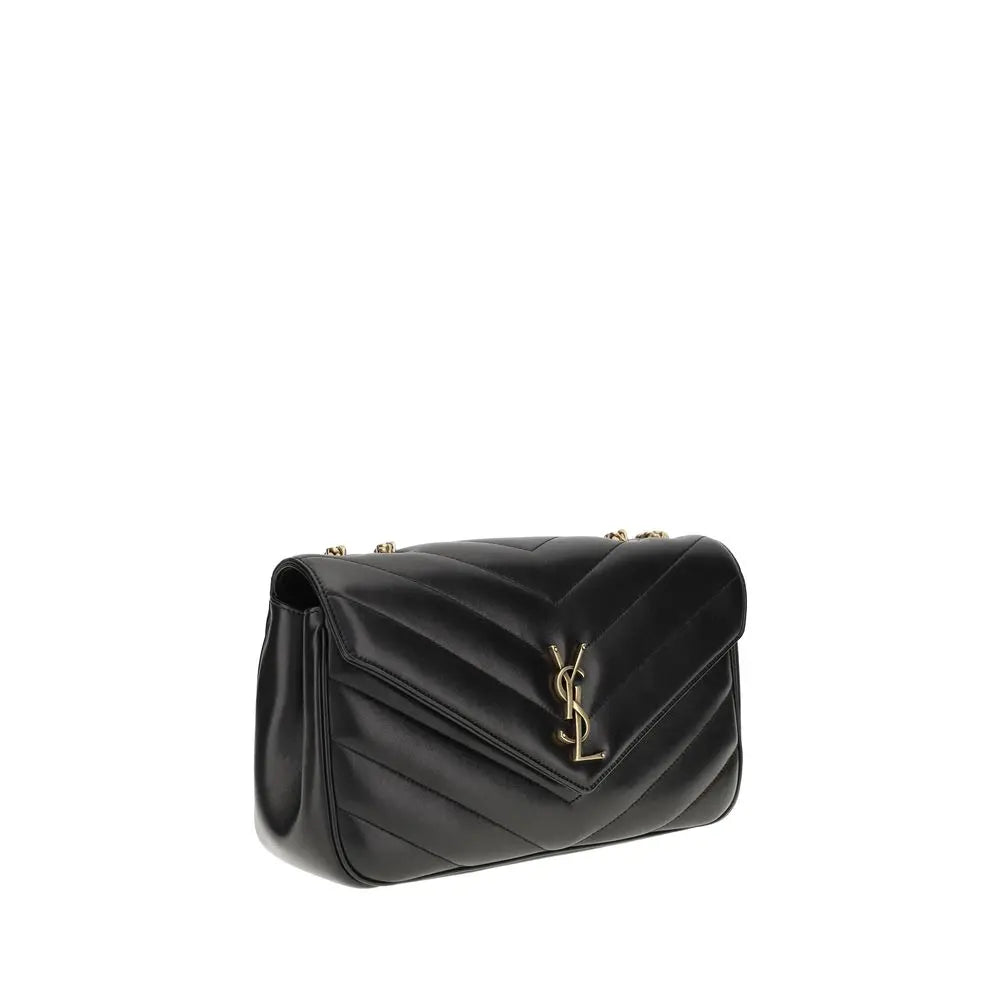 Sac porté épaule Saint Laurent LouLou noir Saint Laurent