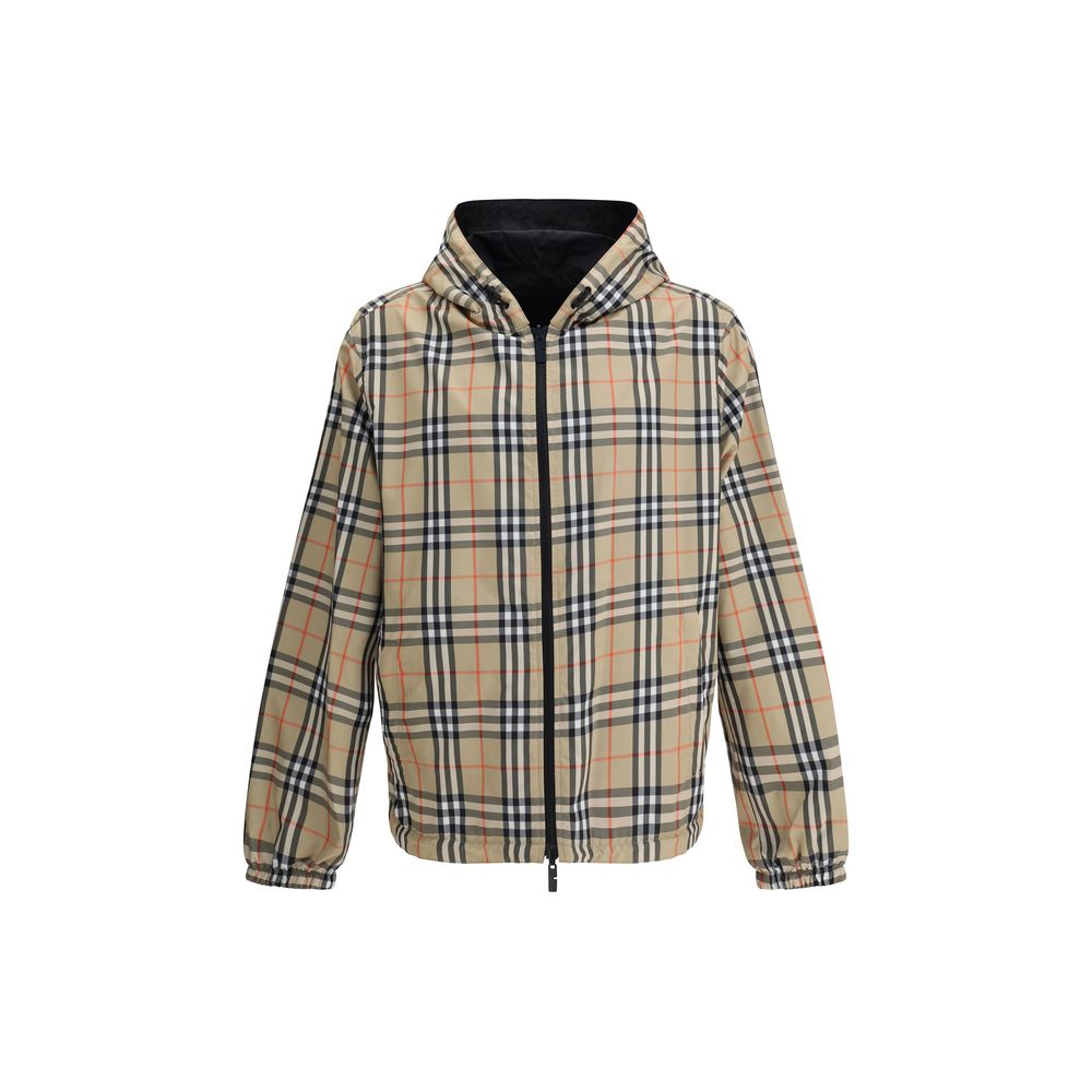 Veste Burberry Archive Check réversible noire