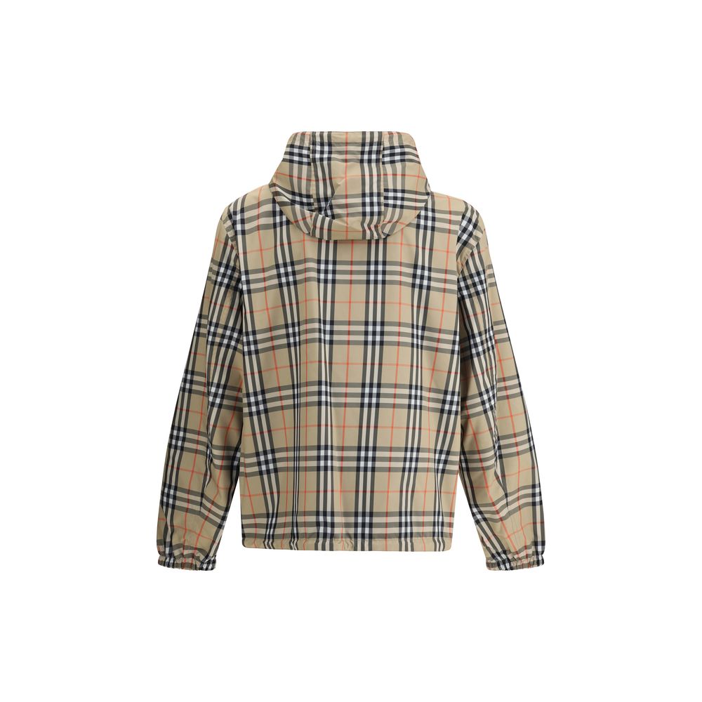 Veste Burberry Archive Check réversible noire