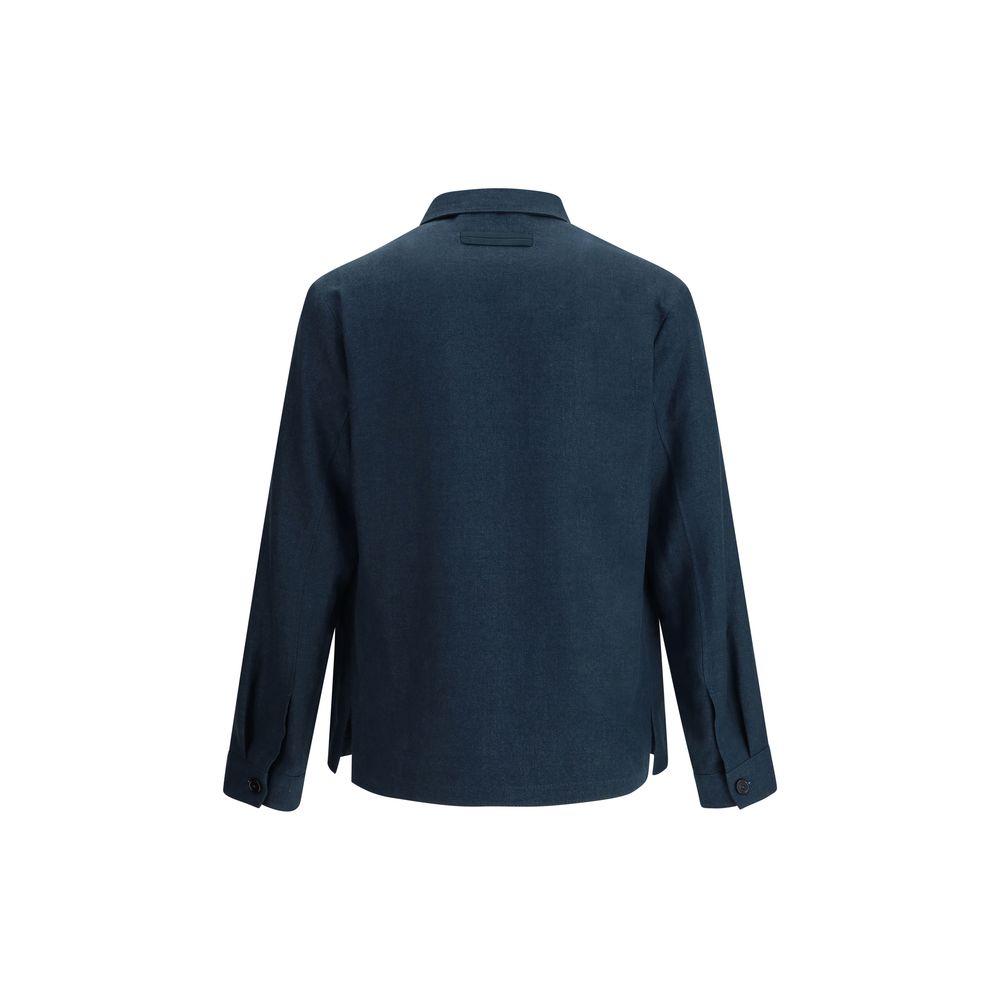 Veste Zegna mandarin grise