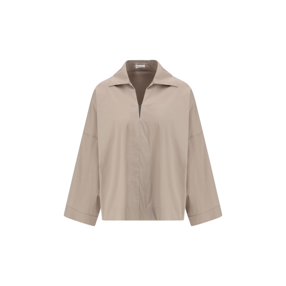 Chemise Brunello Cucinelli Wide blanche