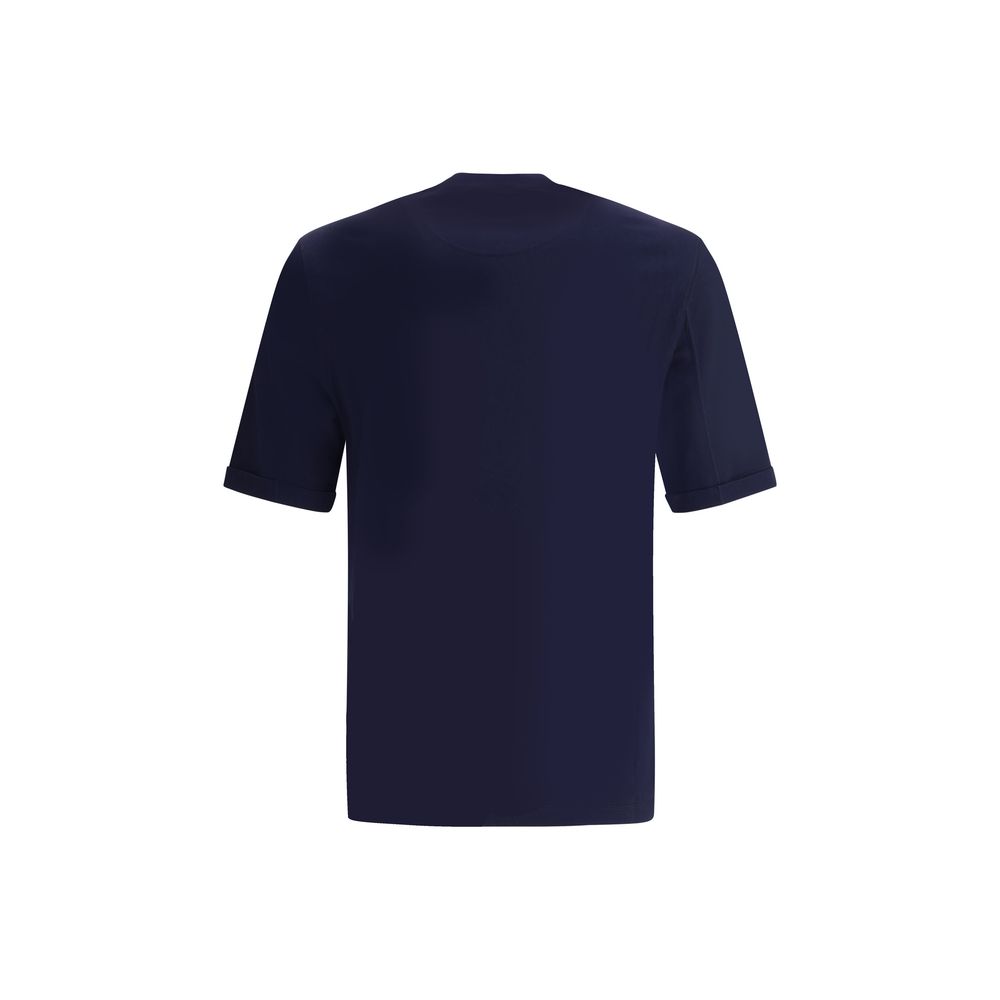 T-shirt Brunello Cucinelli monochrome noir