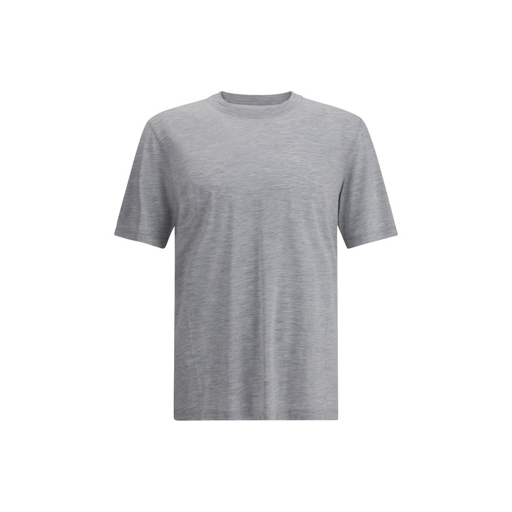 T-shirt Brunello Cucinelli en soie blanc