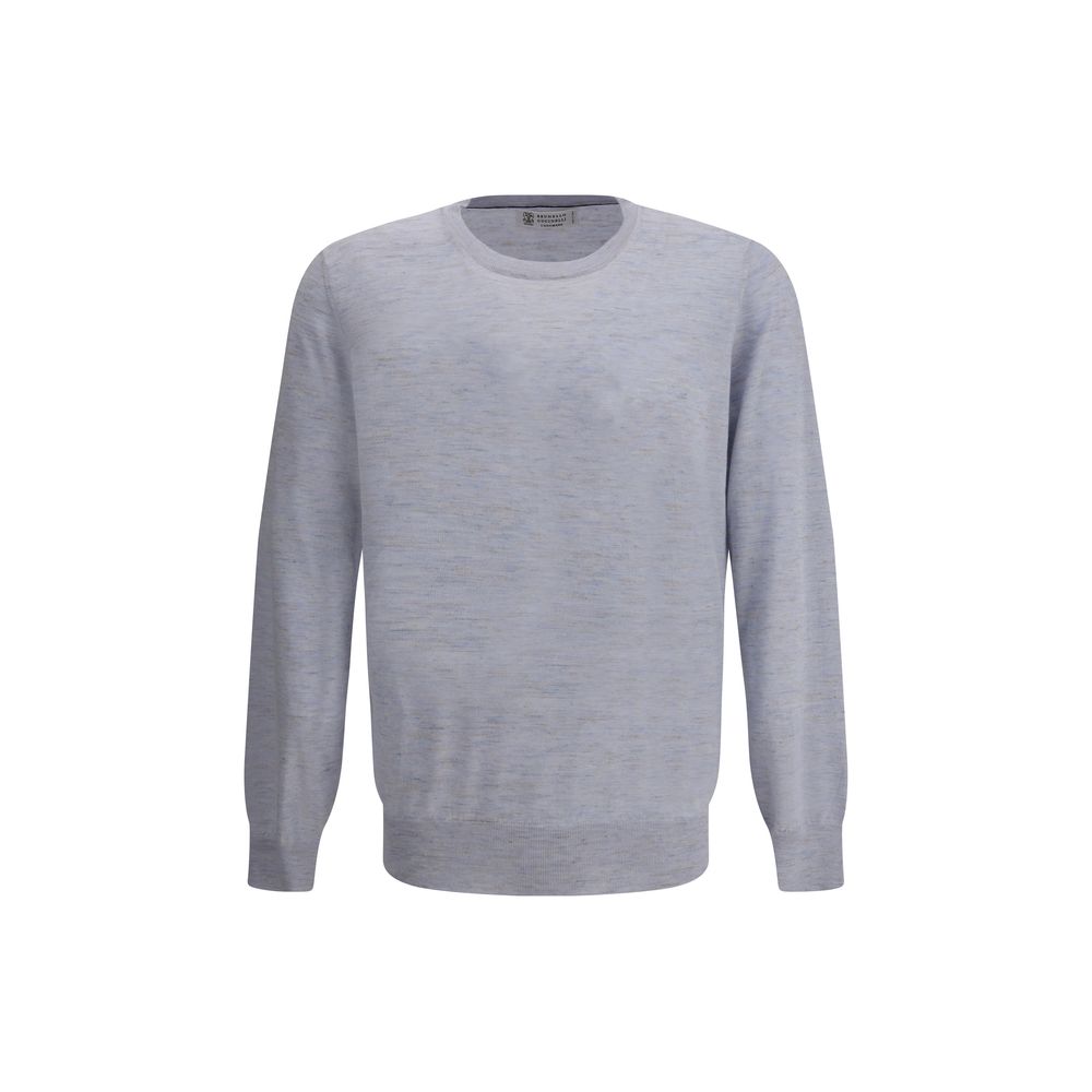 Pull Brunello Cucinelli mélange beige