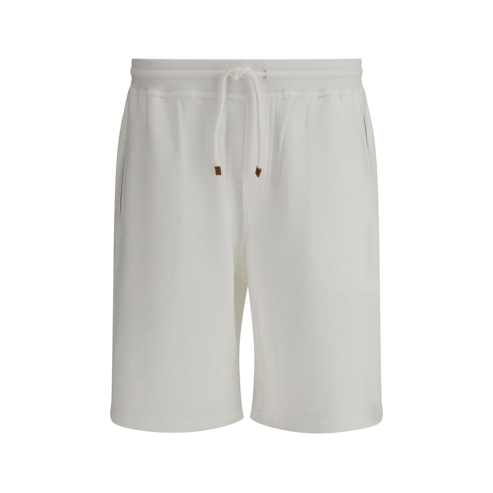 Shorts Brunello Cucinelli mélangé gris