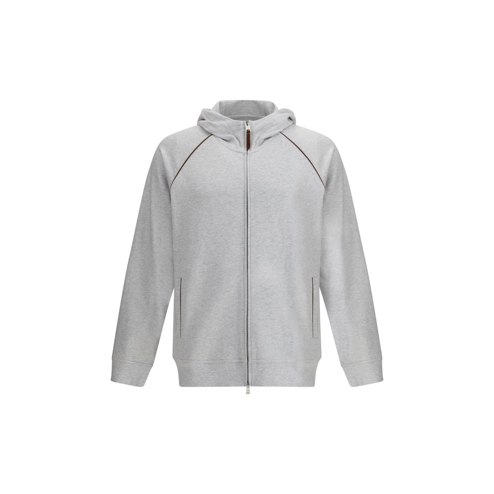 Hoodie Brunello Cucinelli gris