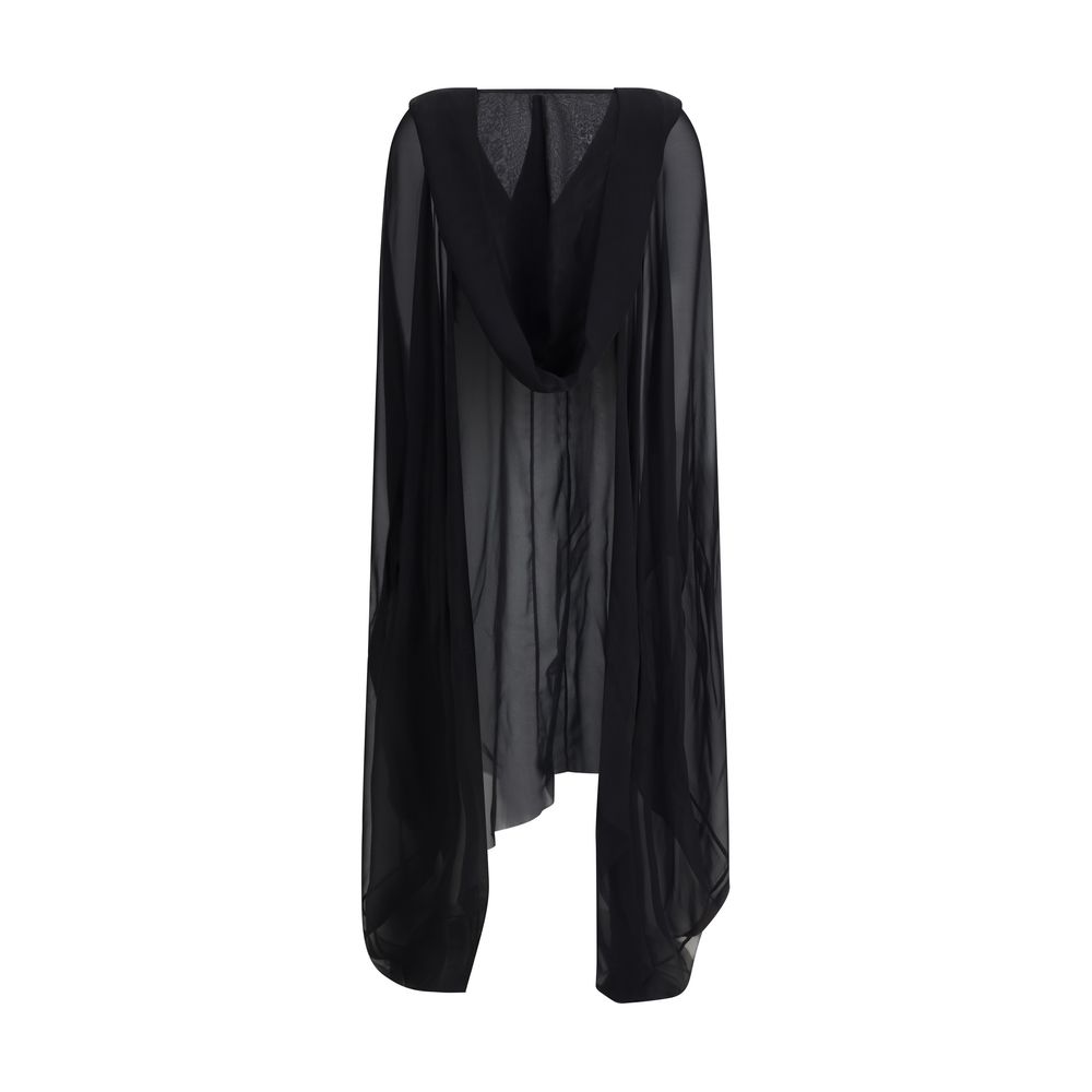 Robe kaftan Rick Owens noire