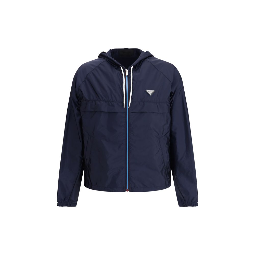 Veste à capuche Prada AW25 noire