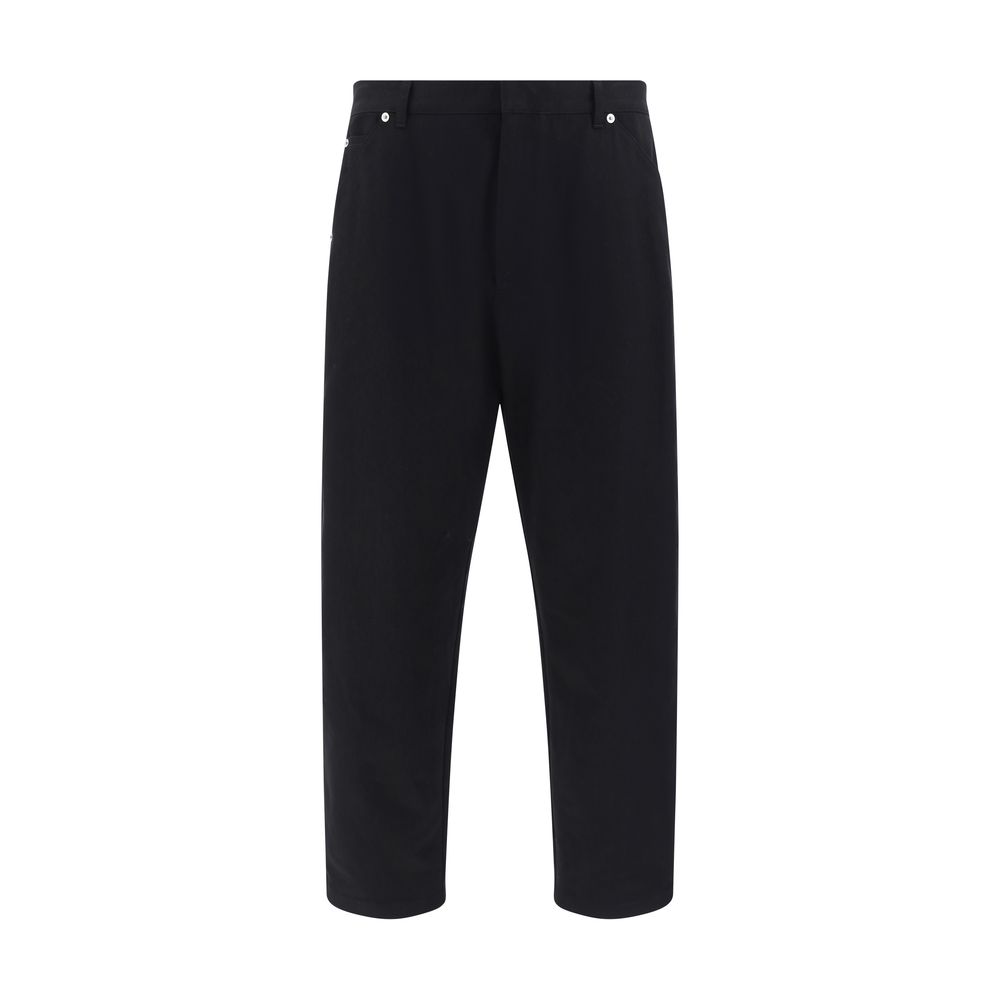 Pantalons Prada moderne noirs