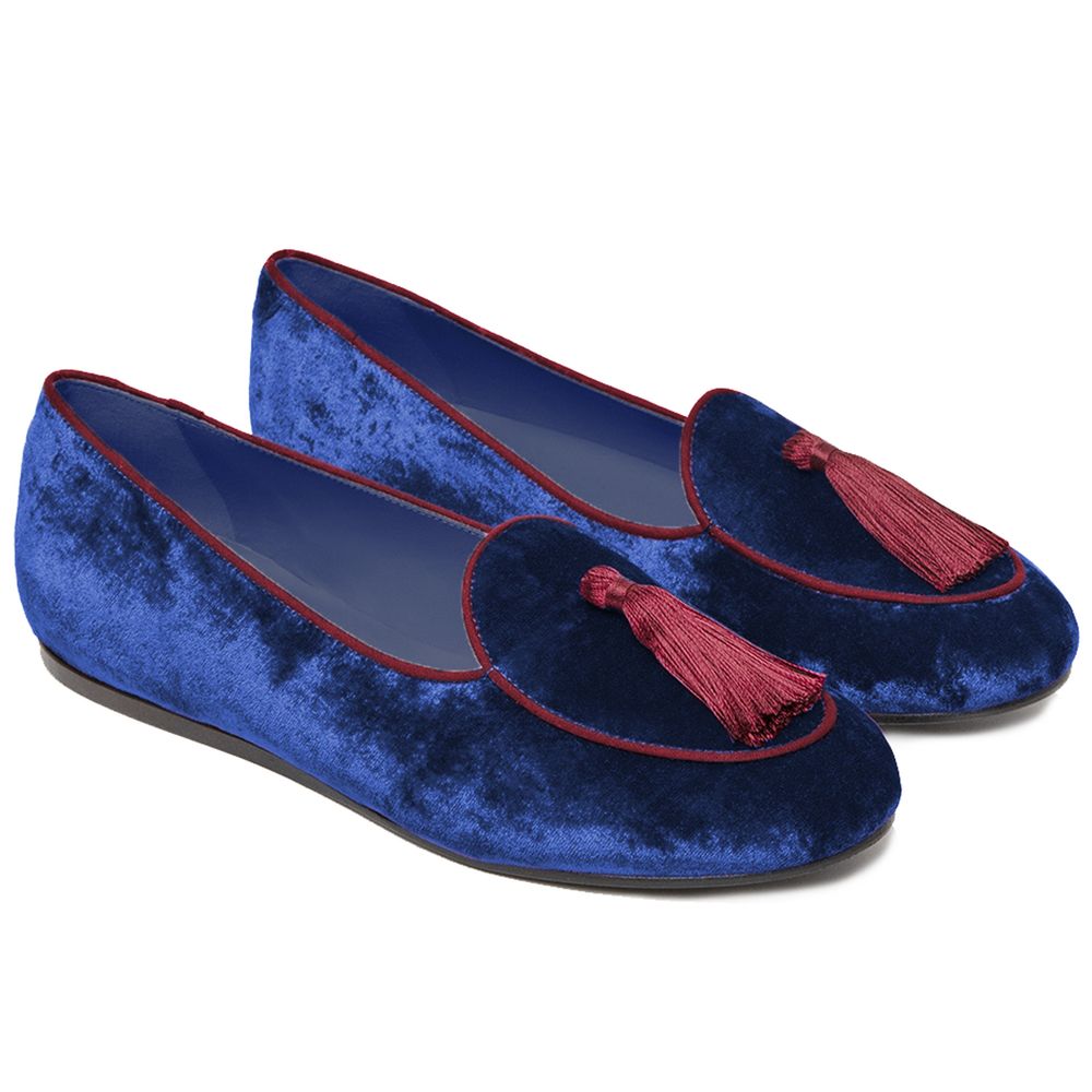 Mocassins Charles Philip Olimpia bleu foncé