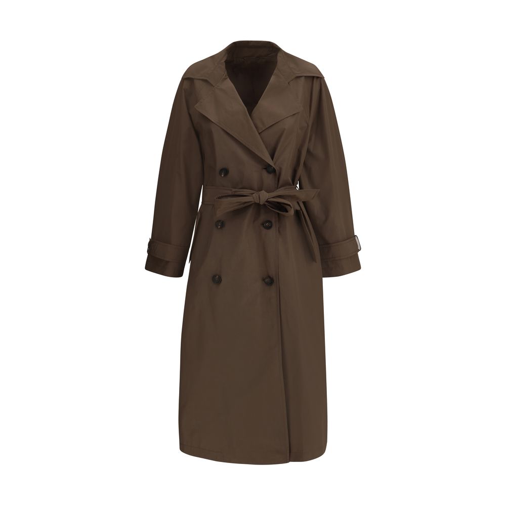 Trench coat Brunello Cucinelli chocolat