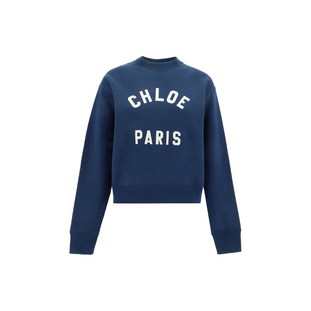 Sweatshirt Chloé à monogramme noir