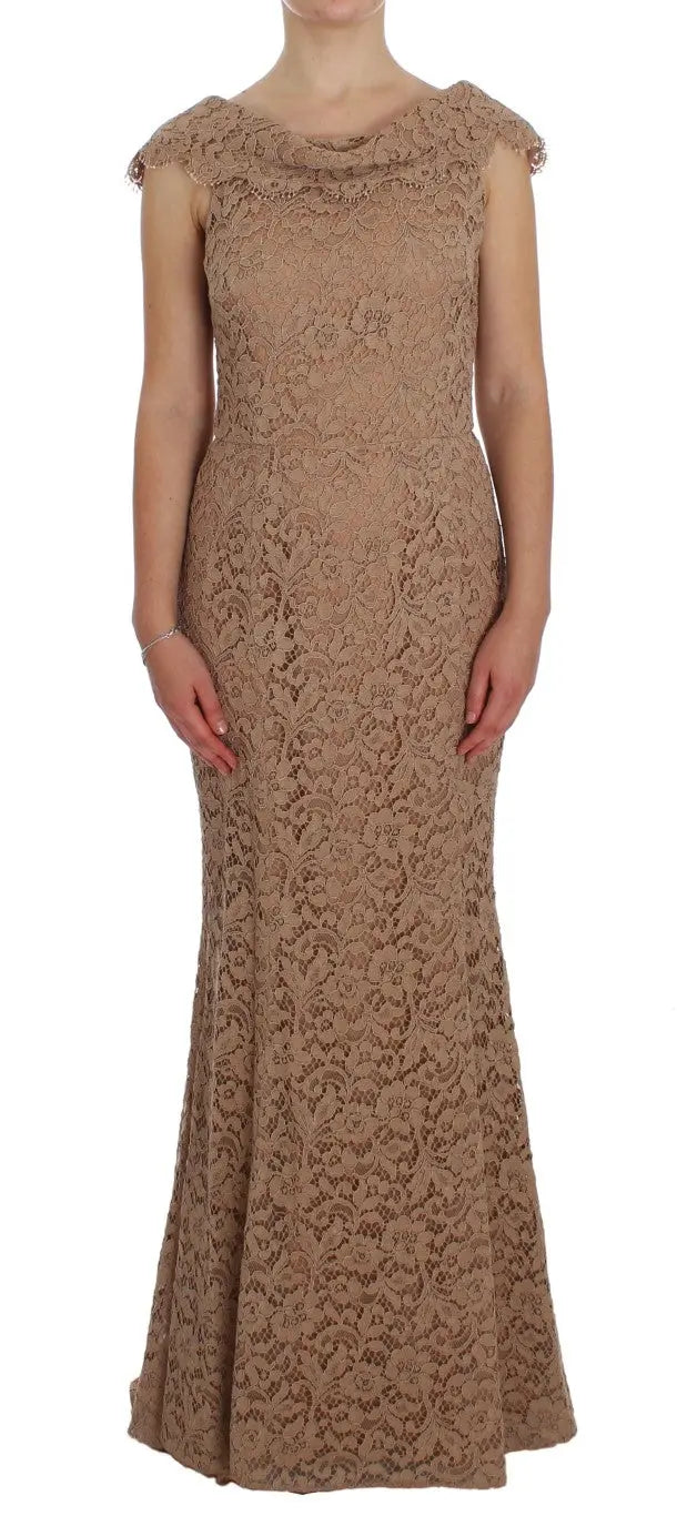 Robe Dolce & Gabbana longue rose Dolce & Gabbana