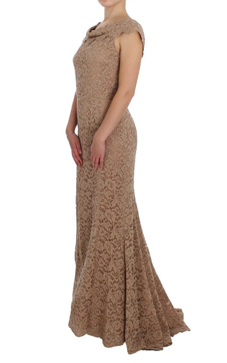 Robe Dolce & Gabbana longue rose Dolce & Gabbana