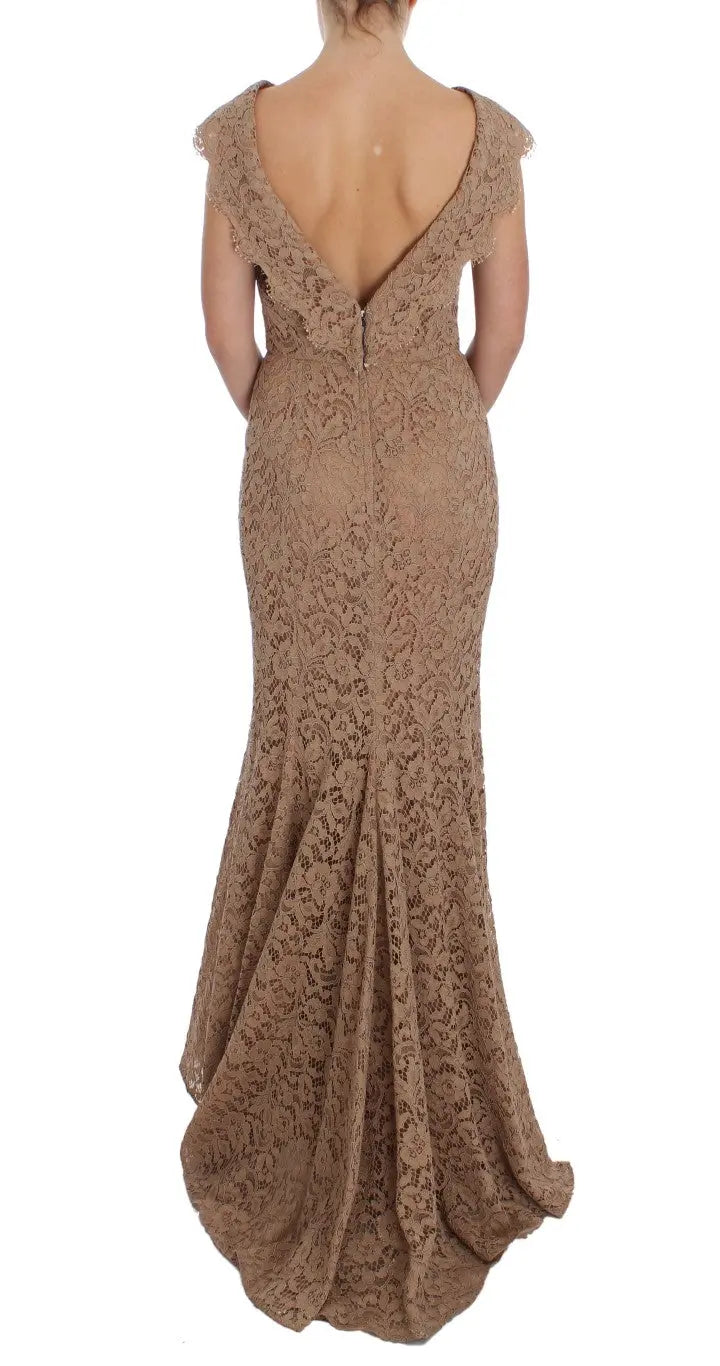Robe Dolce & Gabbana longue rose Dolce & Gabbana