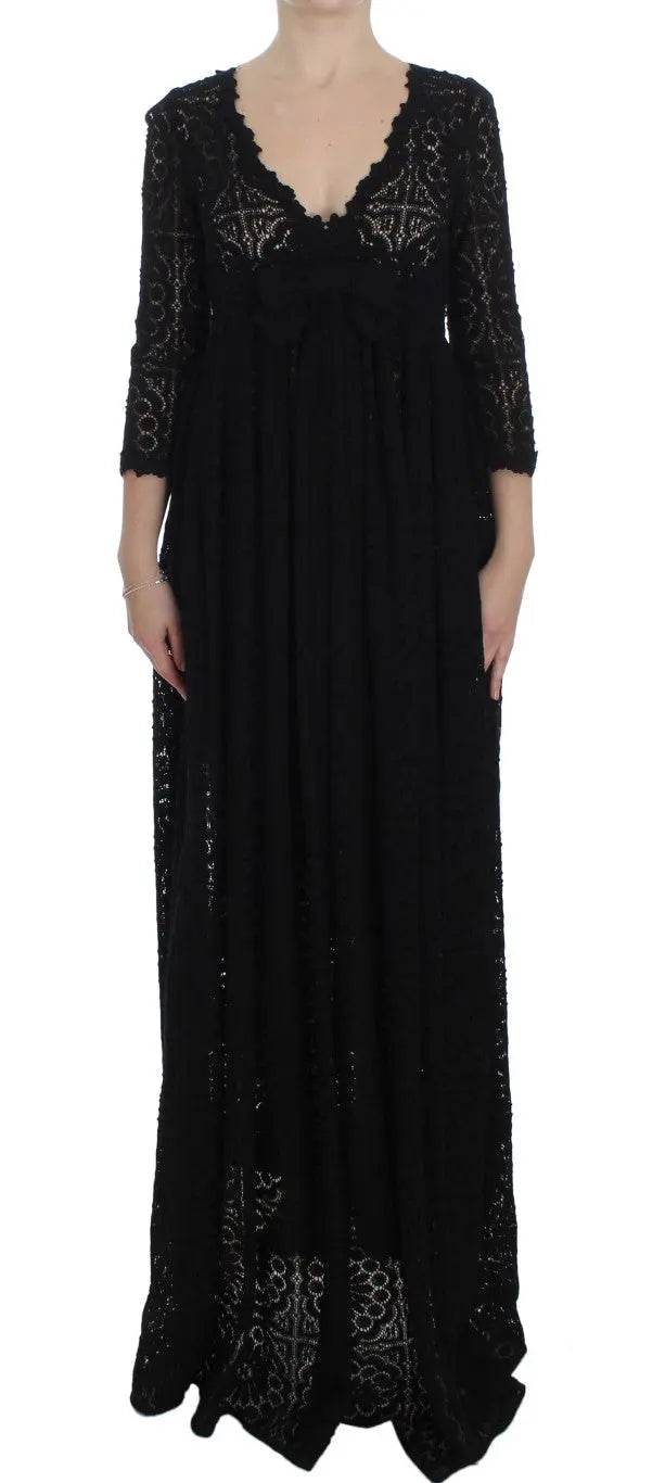 Robe maxi Dolce & Gabbana noire Dolce & Gabbana