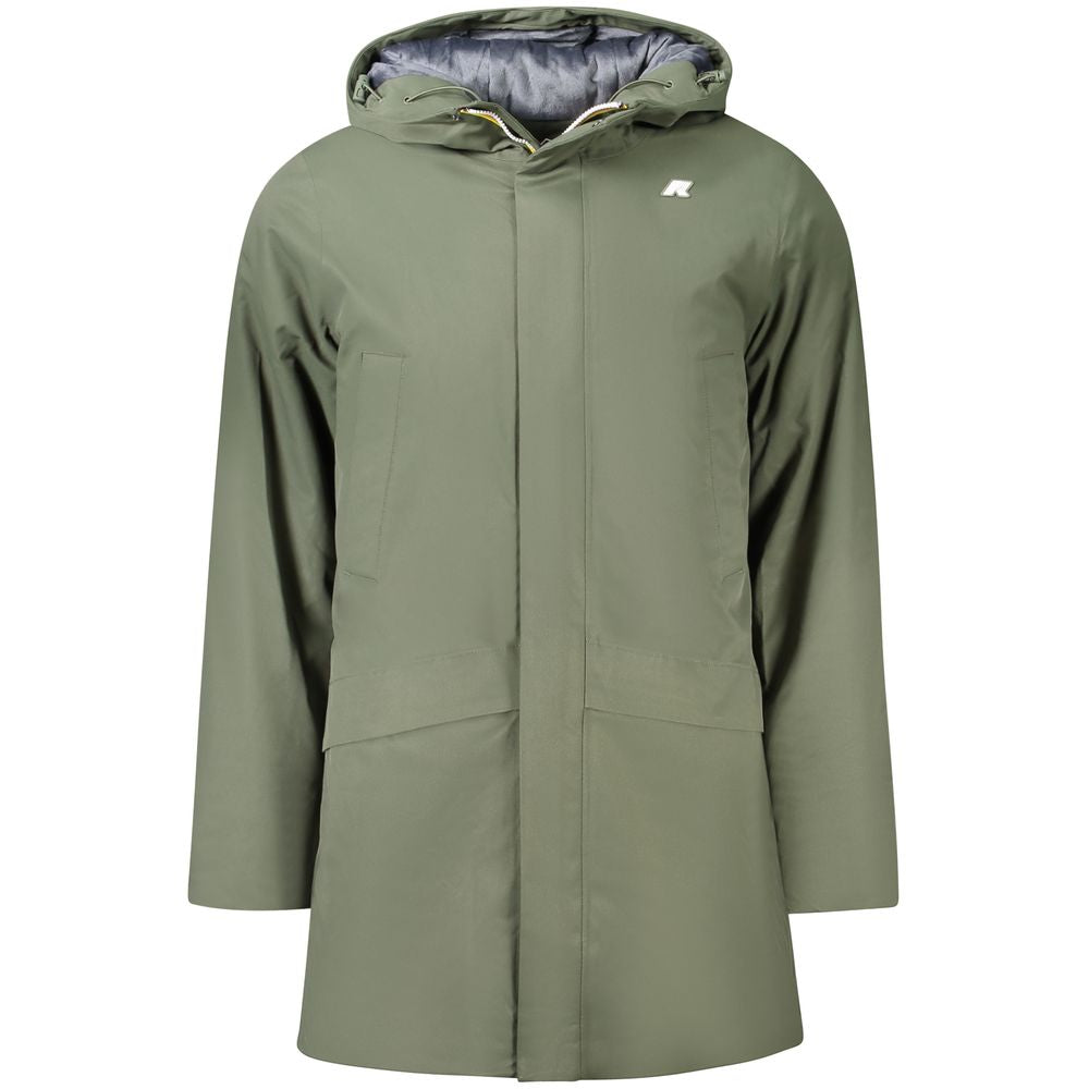 Veste K-WAY à capuche verte