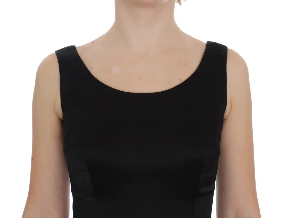 Robe Dolce & Gabbana pleine longueur noire et grise Dolce & Gabbana