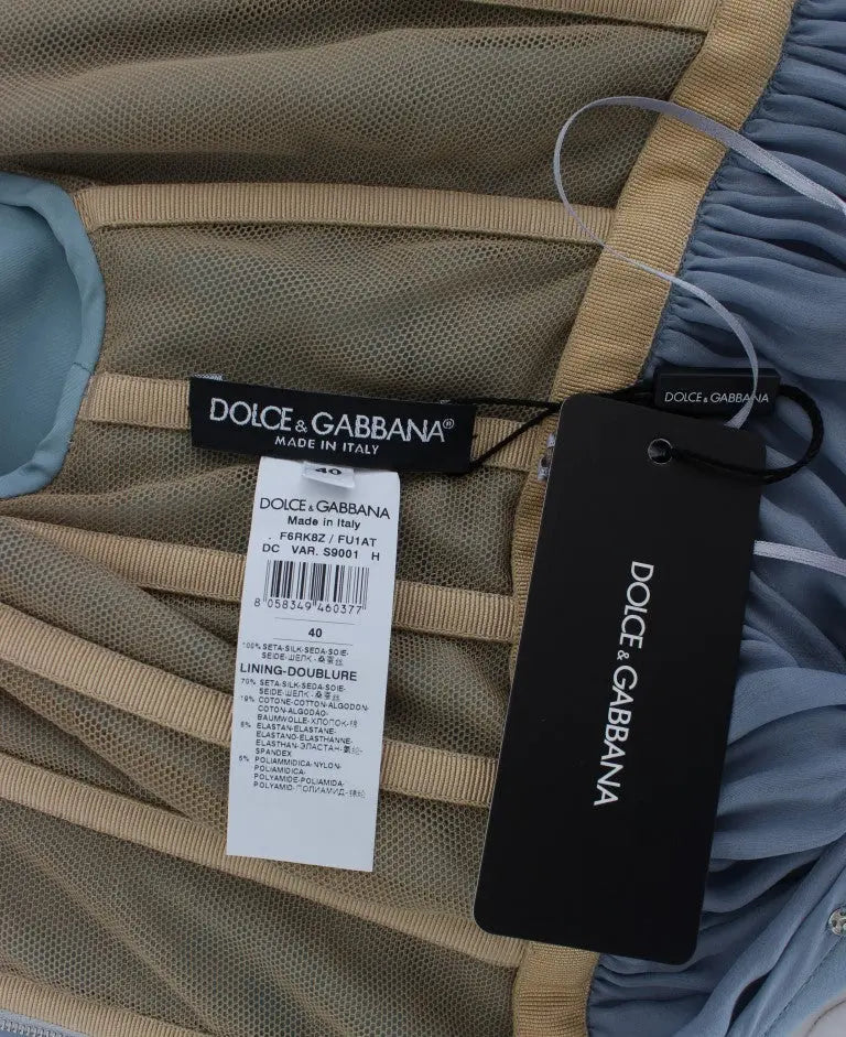 Robe Dolce & Gabbana Cristaux bleue Dolce & Gabbana