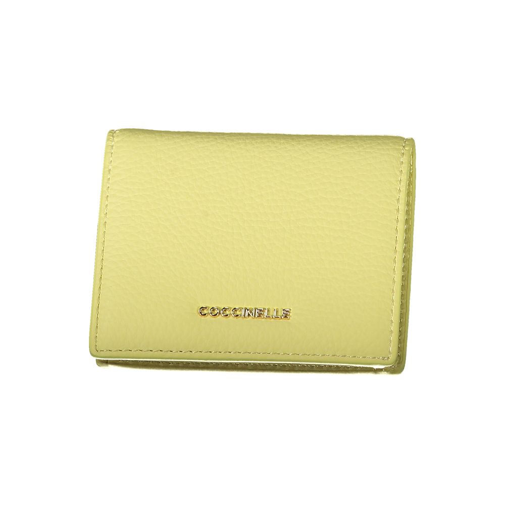 Portefeuille Yellow avec logo jaune