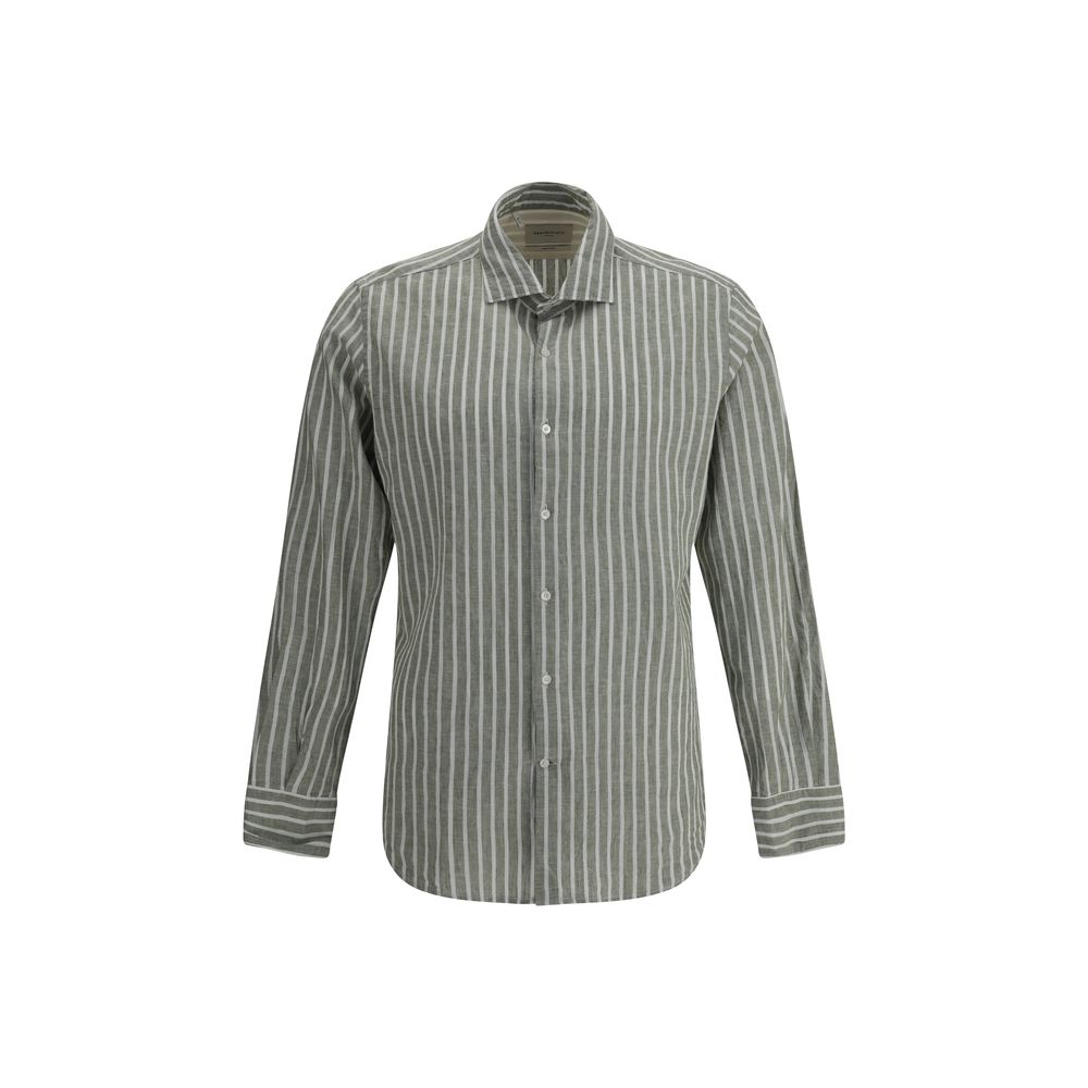 Chemise Brooksfield à rayures blanches