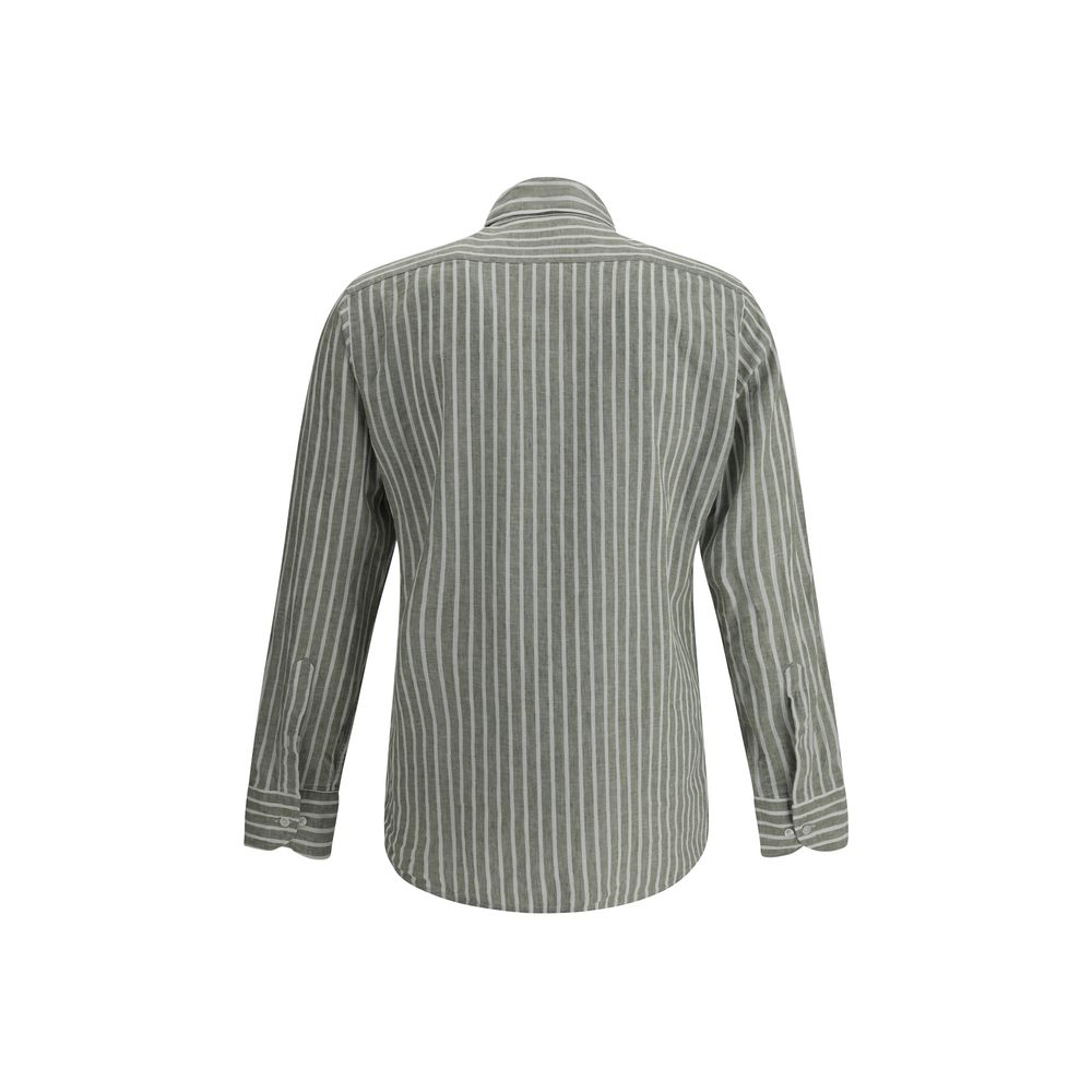 Chemise Brooksfield à rayures blanches