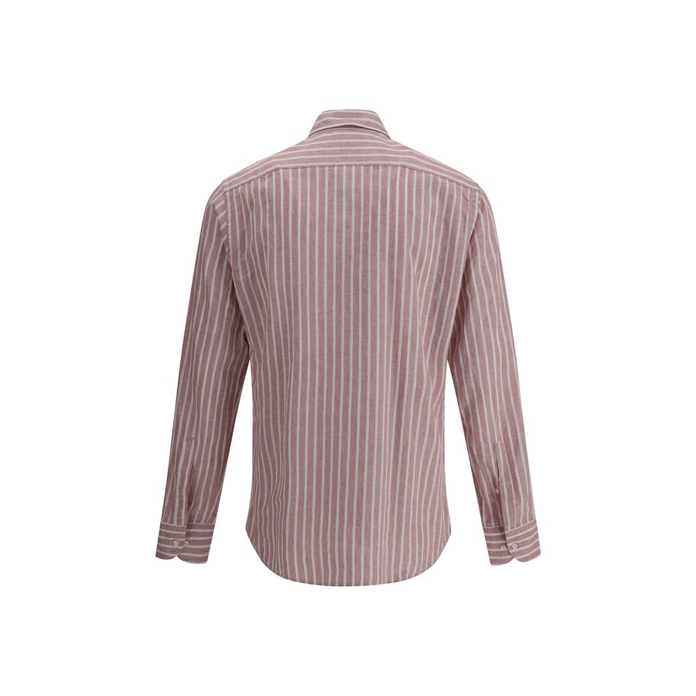 Chemise Brooksfield rayée bleue