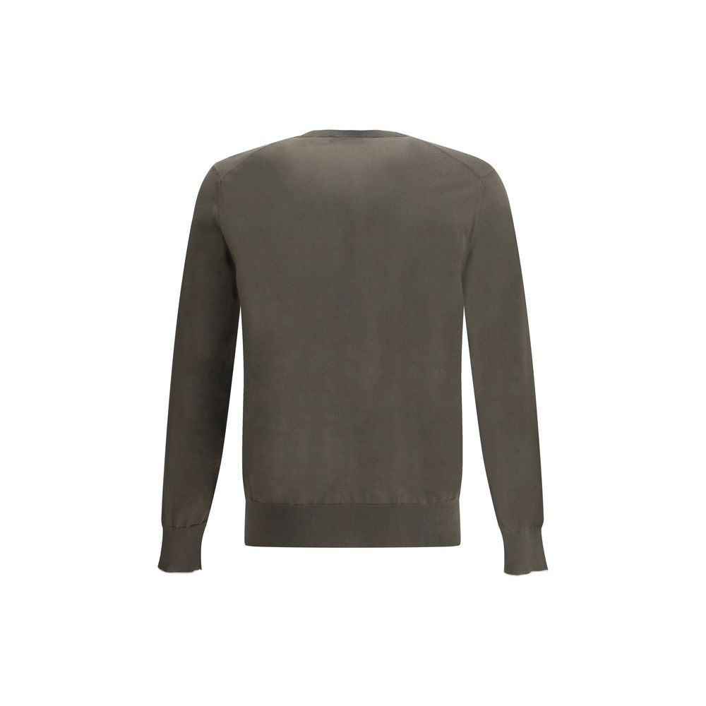 Pull Cruciani bleu monochrome