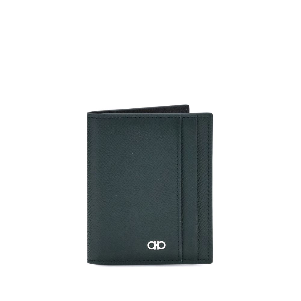 Portefeuille Ferragamo Gancini noir