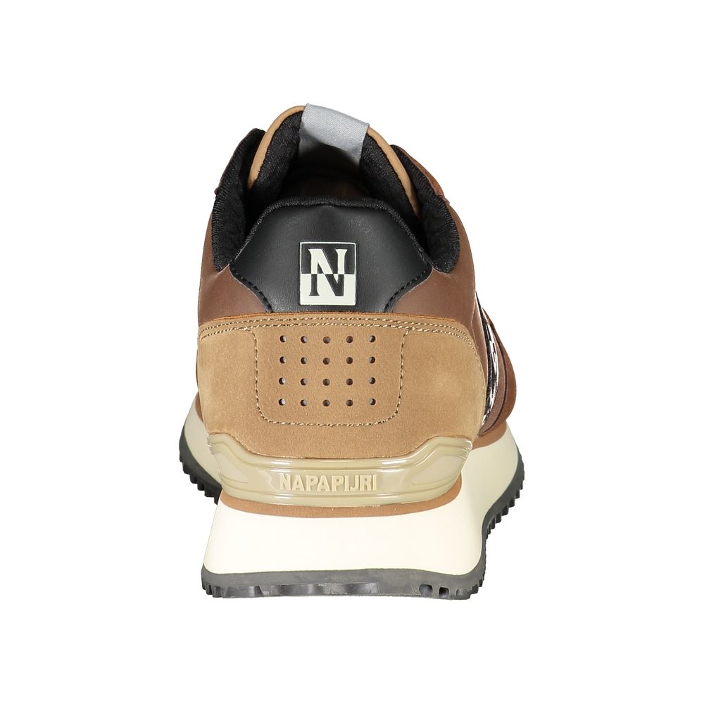 Baskets Napapijri Chic Contrast brunes
