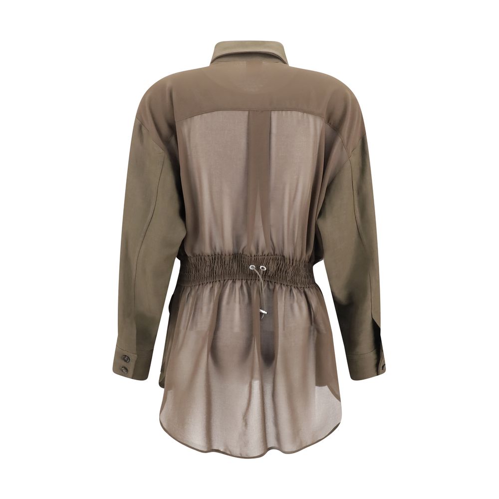 Veste en lin Pinko rose