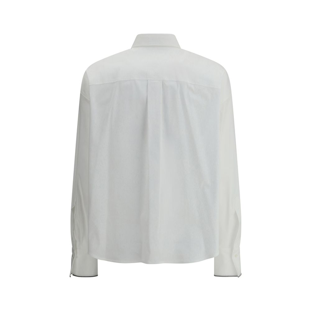 Chemise Brunello Cucinelli oversize blanche