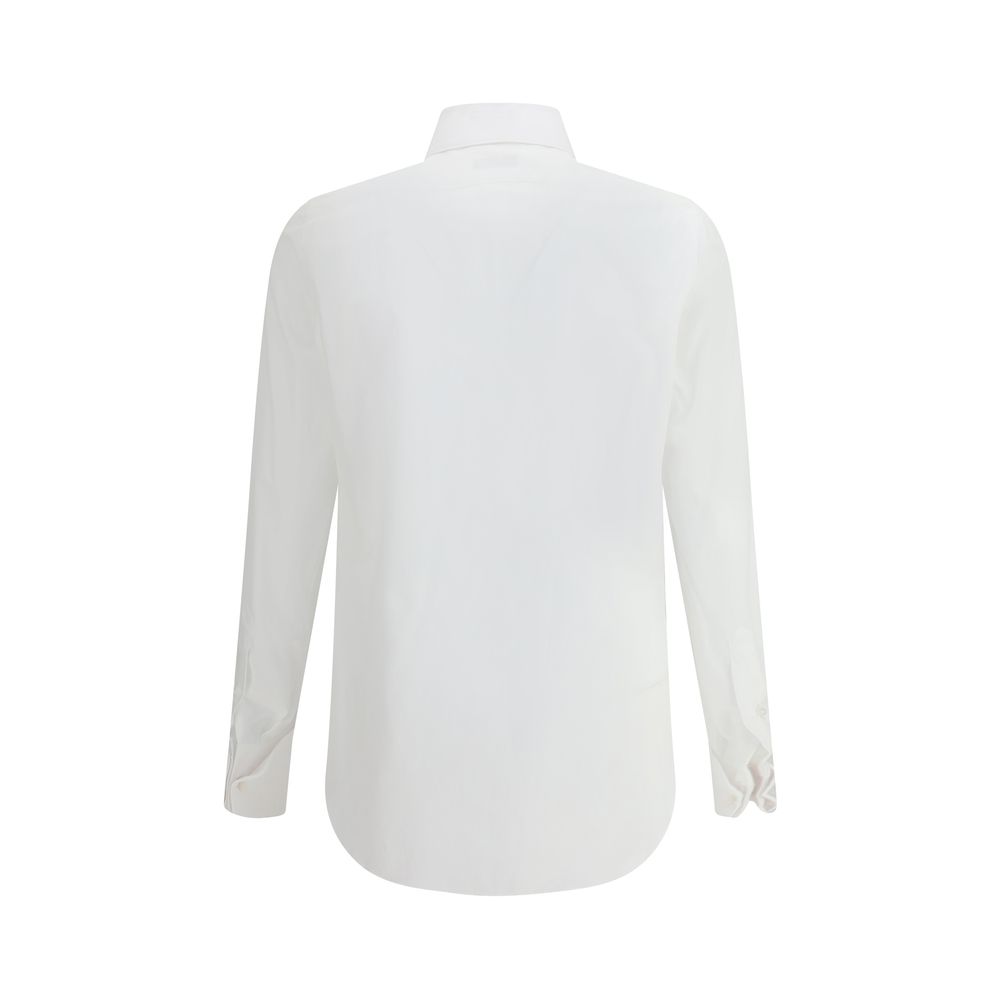 Chemise Finamore rayée bleue