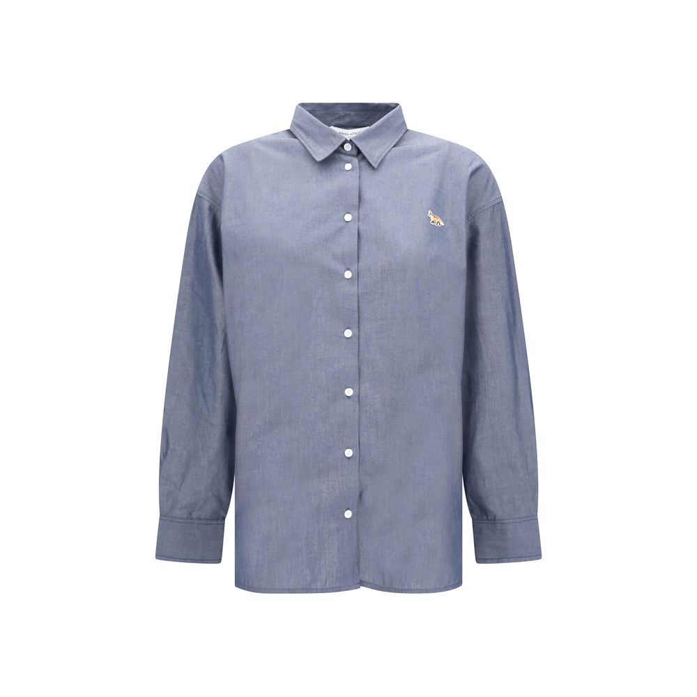 Chemise Maison Kitsuné Baby Fox blanche