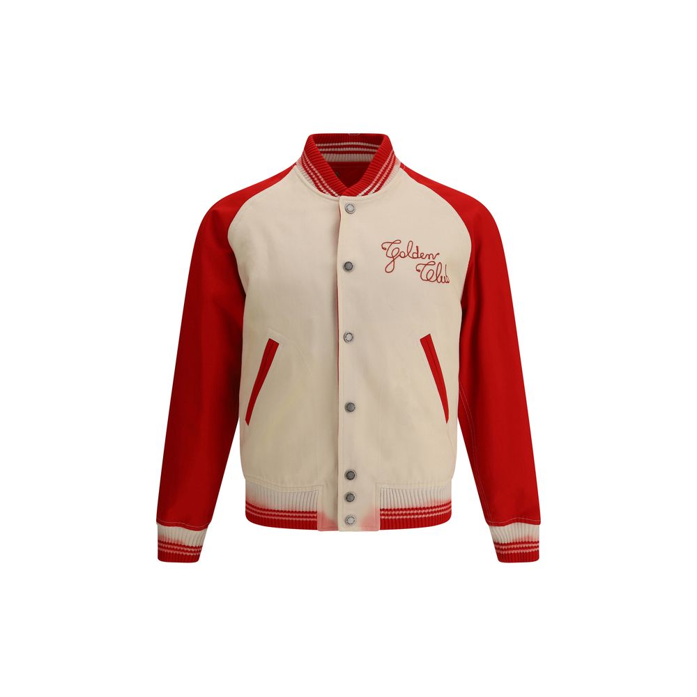 Veste bomber Golden Goose brodée noire