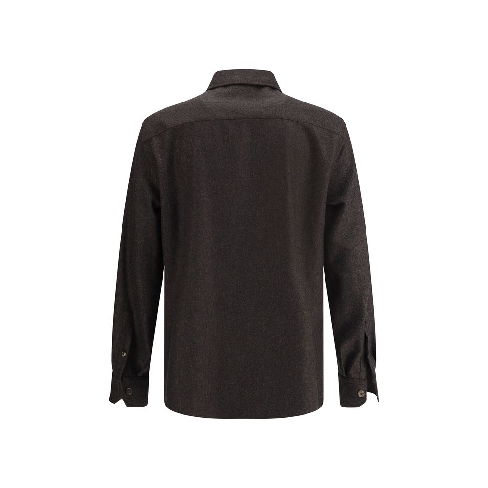 Chemise Brunello Cucinelli oversize grise