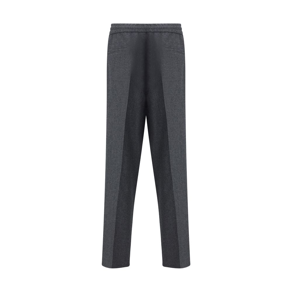 Pantalons Brunello Cucinelli en laine mélangée