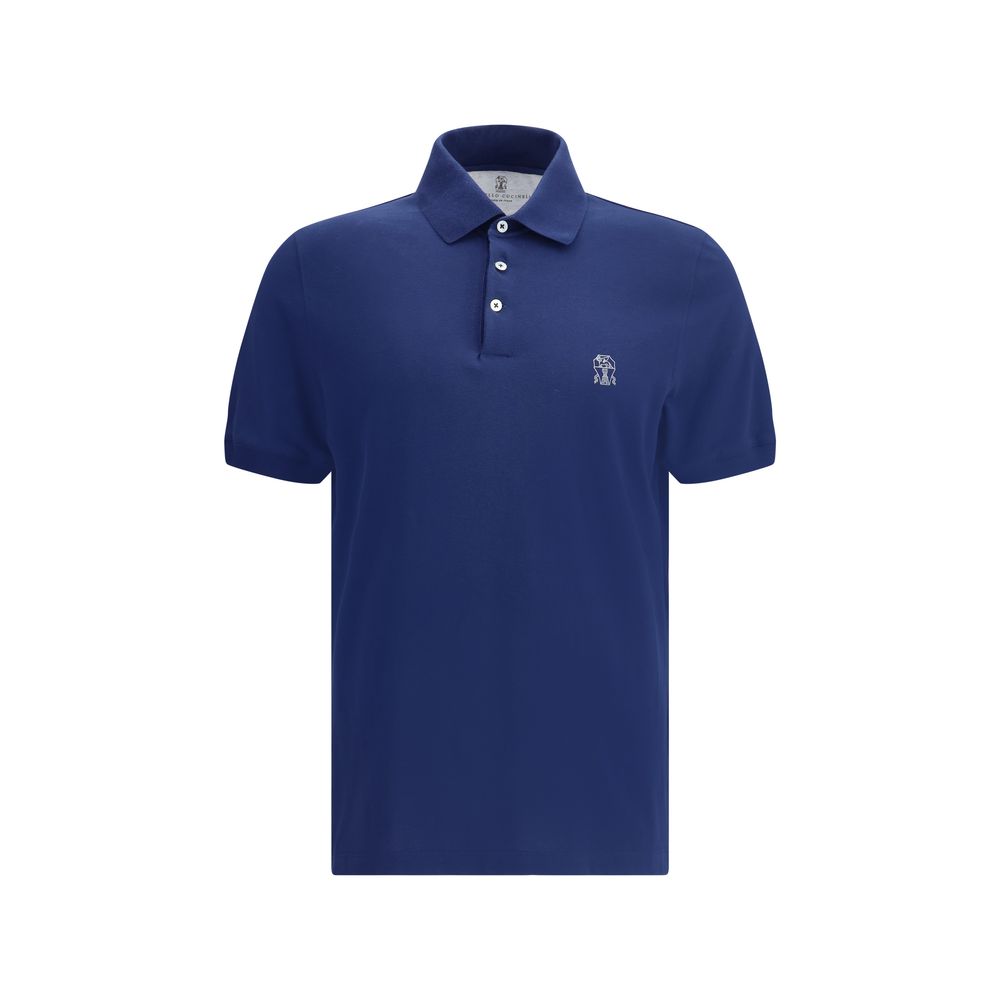 Polo Brunello Cucinelli logo noir