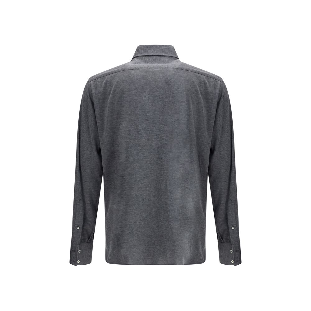 Chemise Brunello Cucinelli monochrome blanche