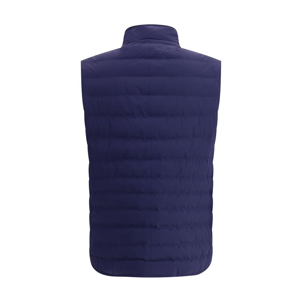 Gilet Brunello Cucinelli monochrome gris